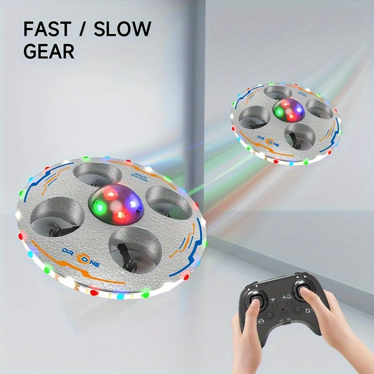 AeroQuest – LED & RC – Dron OVNI flotante