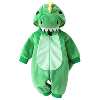 Thumbnail for RoarBuddy – Lindo y divertido – Body con capucha de dinosaurio para bebé