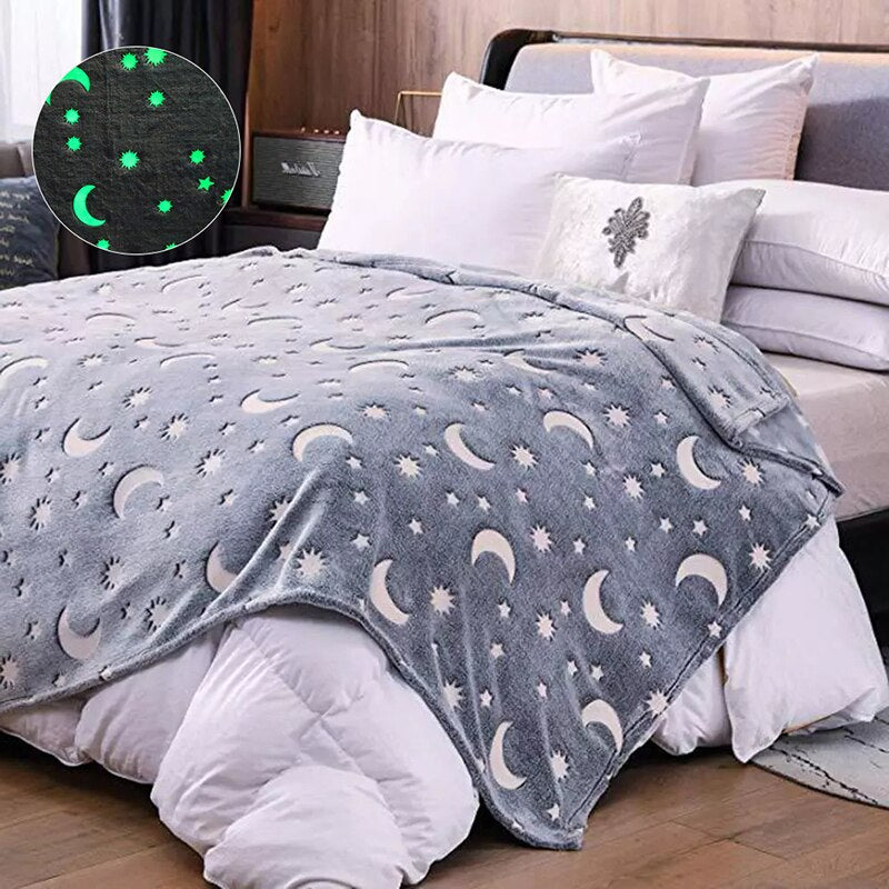 Glow In The Dark Blanket™ - Glittering dreams - Manta que brilla en la oscuridad