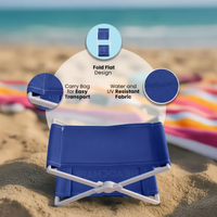 Thumbnail for BeachNap – Portátil y ligero: reposacabezas plegable para la playa y el parque