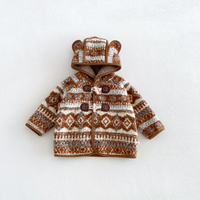 Thumbnail for LittleWarm – Acogedor y elegante: abrigo de invierno con diseño Fair Isle
