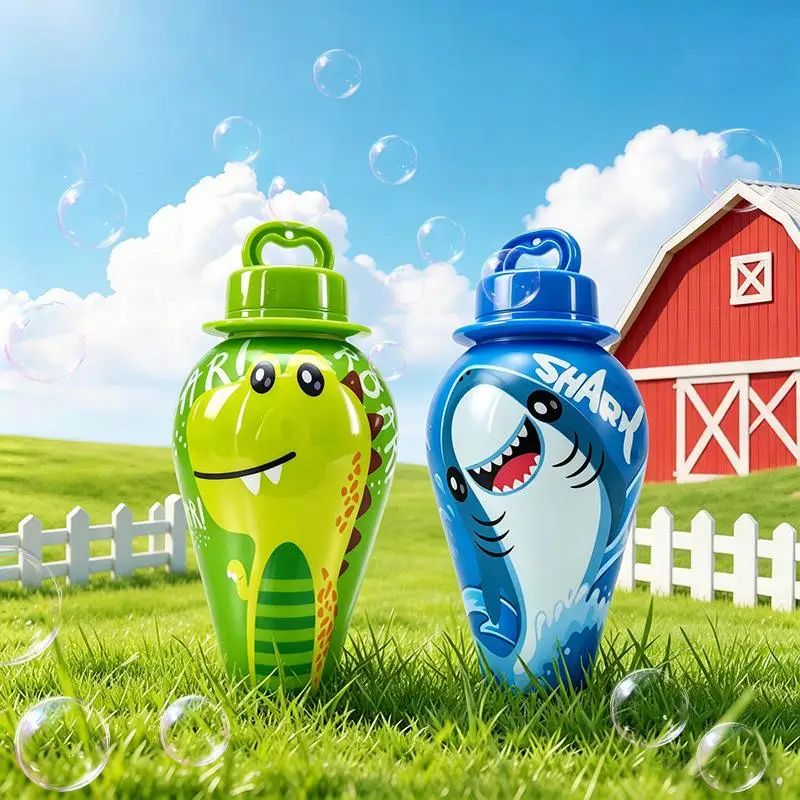 BubblePals – Alegre y divertido – Mini máquina de pompas antiderrame con diseño de animales