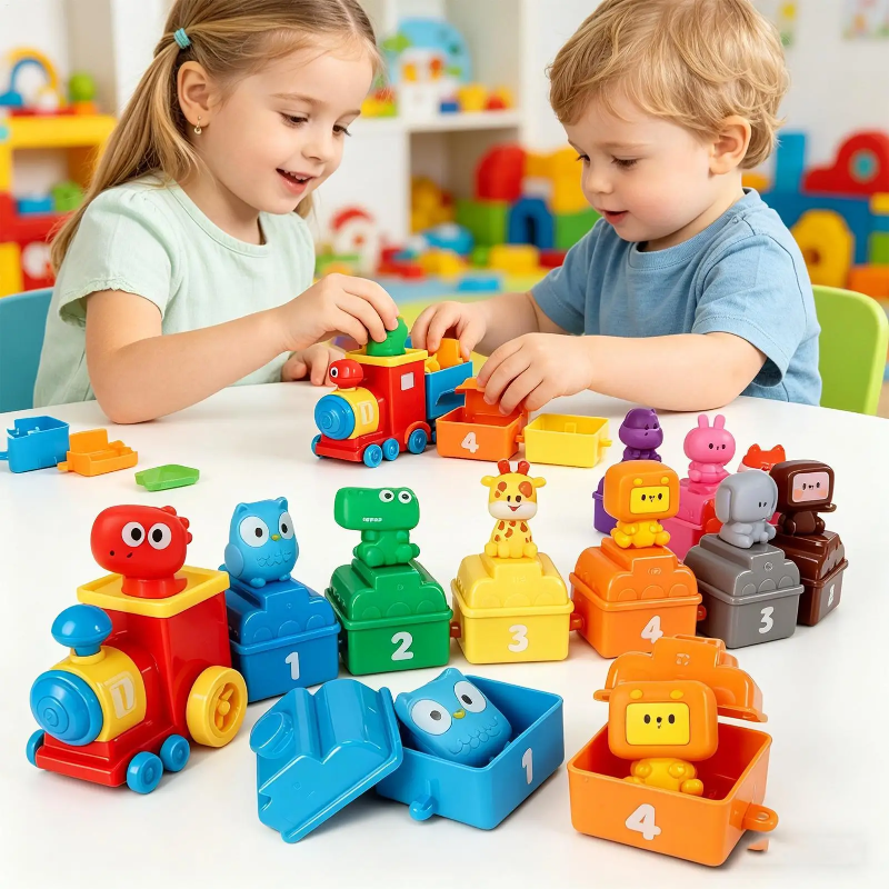 SmartTrain – Educativo y divertido – Set de tren de juguete para niños