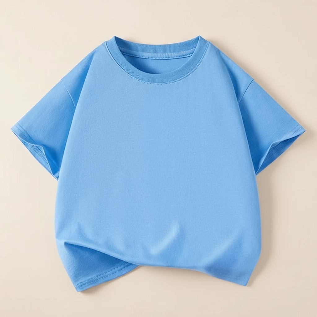SimpleWear – Casual y suave – Camiseta Relax Fit con cuello redondo