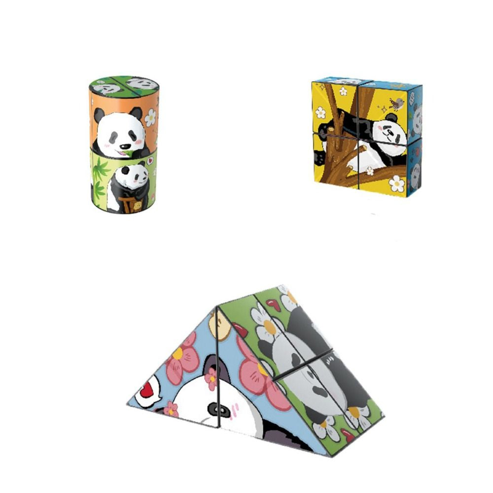 Panda Puzzle™ - Diversión educativa - Rompecabezas de Cubo