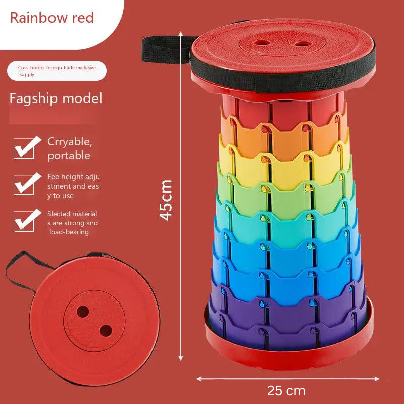 QuickSit - Rápido y robusto - Taburete plegable de colores
