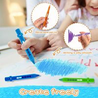 Thumbnail for DoodleBath – Colorido y divertido – Juego de 6 tizas de baño