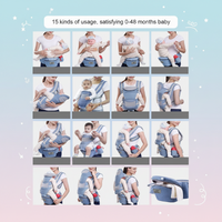 Thumbnail for CozyCarry – Práctico y ajustable: portabebés 3 en 1
