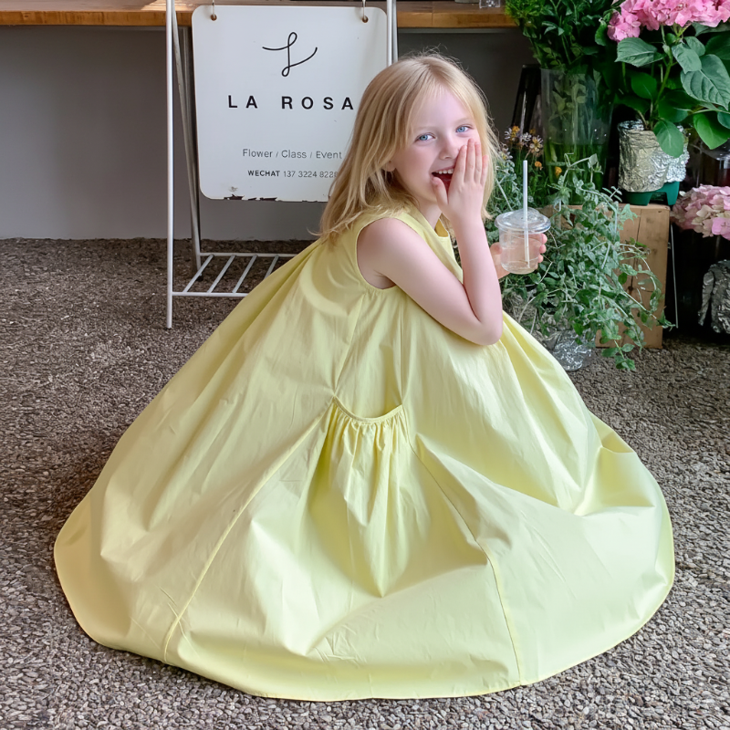 Summer Dress – Ligero y veraniego – Vestido amarillo de verano