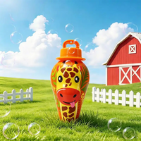 Thumbnail for BubblePals – Alegre y divertido – Mini máquina de pompas antiderrame con diseño de animales