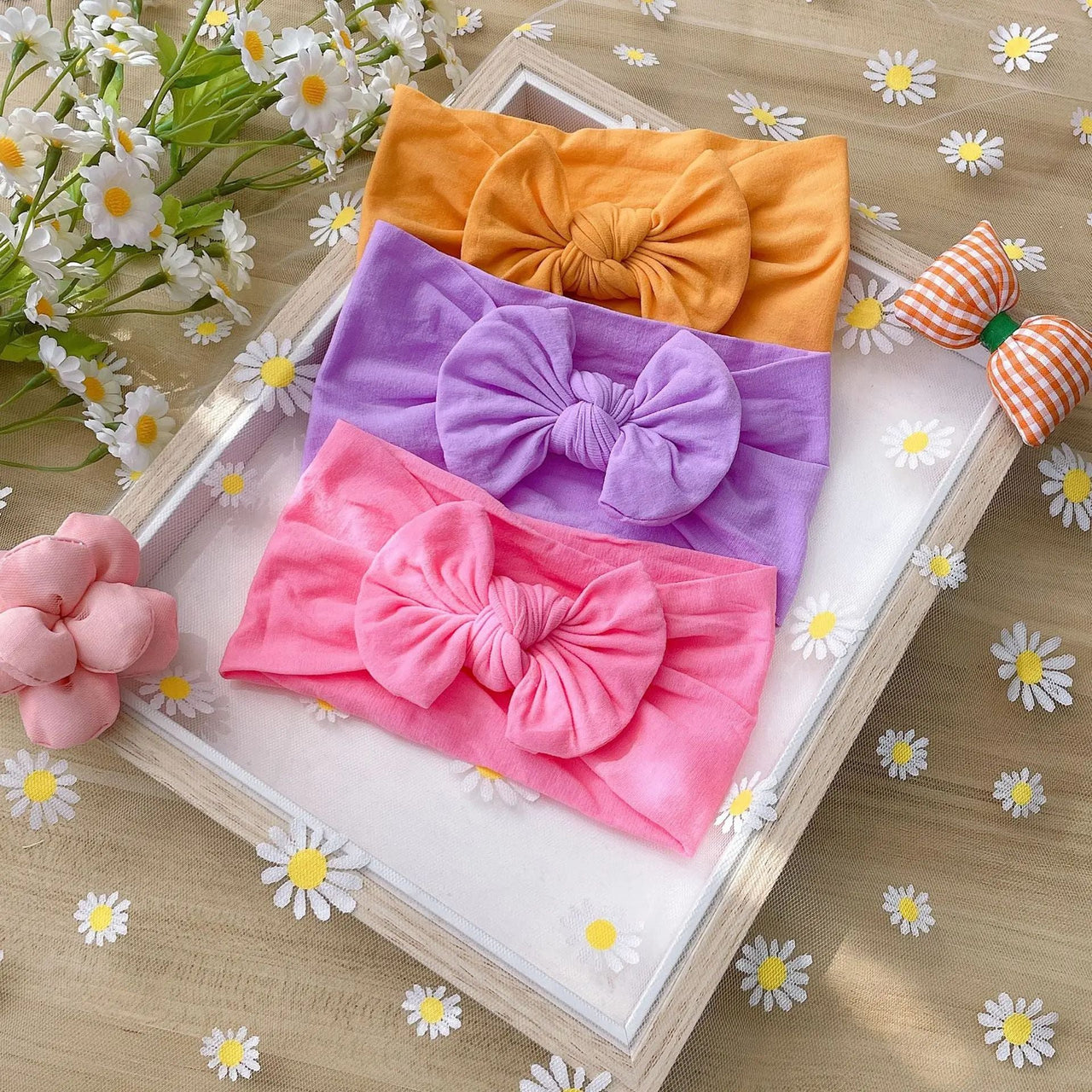 Mini Fashion – A la moda y suave – Diademas con lazo para niños