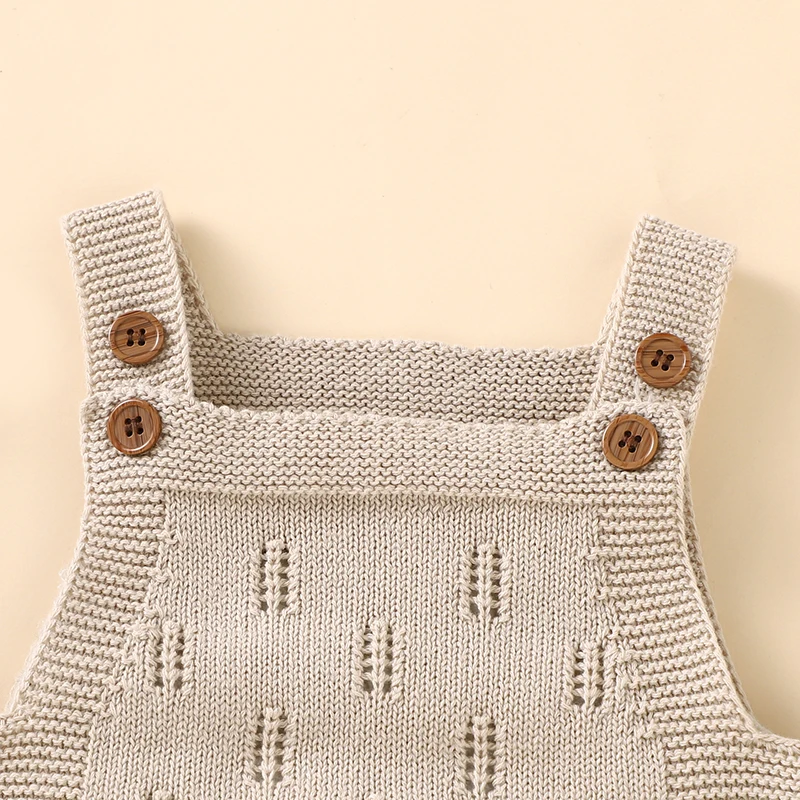 MiniCozy – Suave y cómodo: peto de punto para bebé con gorrito