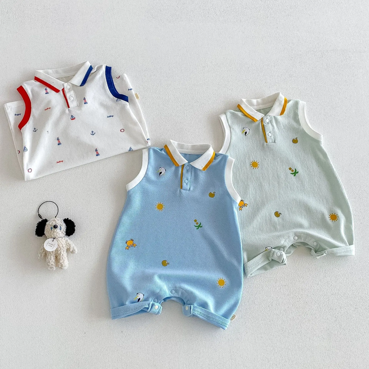 SunnyBaby – Cómodo y adorable: body tipo polo para bebés