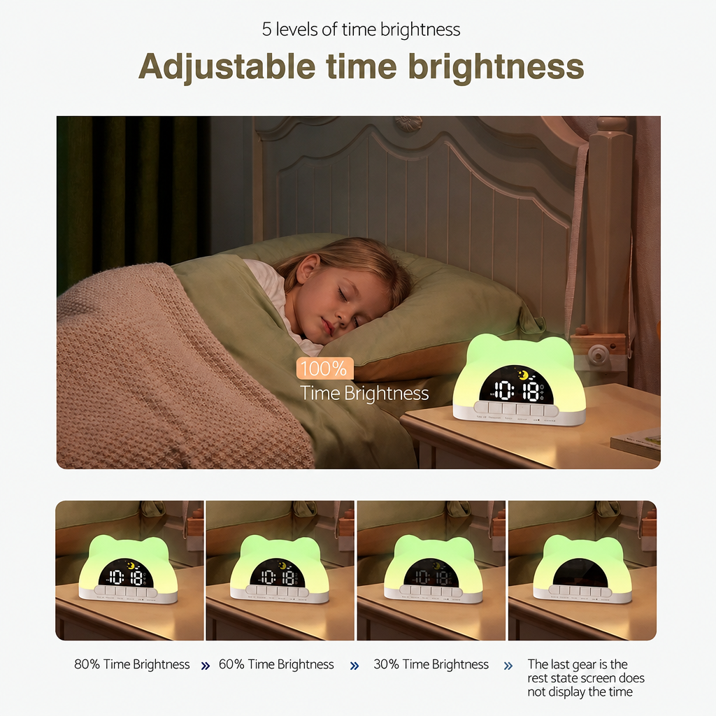 TinySunrise – Suave y funcional: despertador digital con luz de amanecer