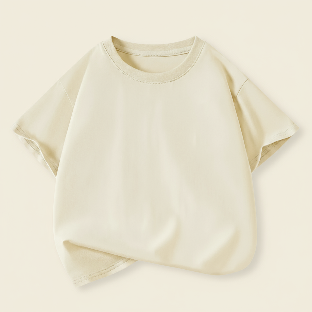 SimpleWear – Casual y suave – Camiseta Relax Fit con cuello redondo