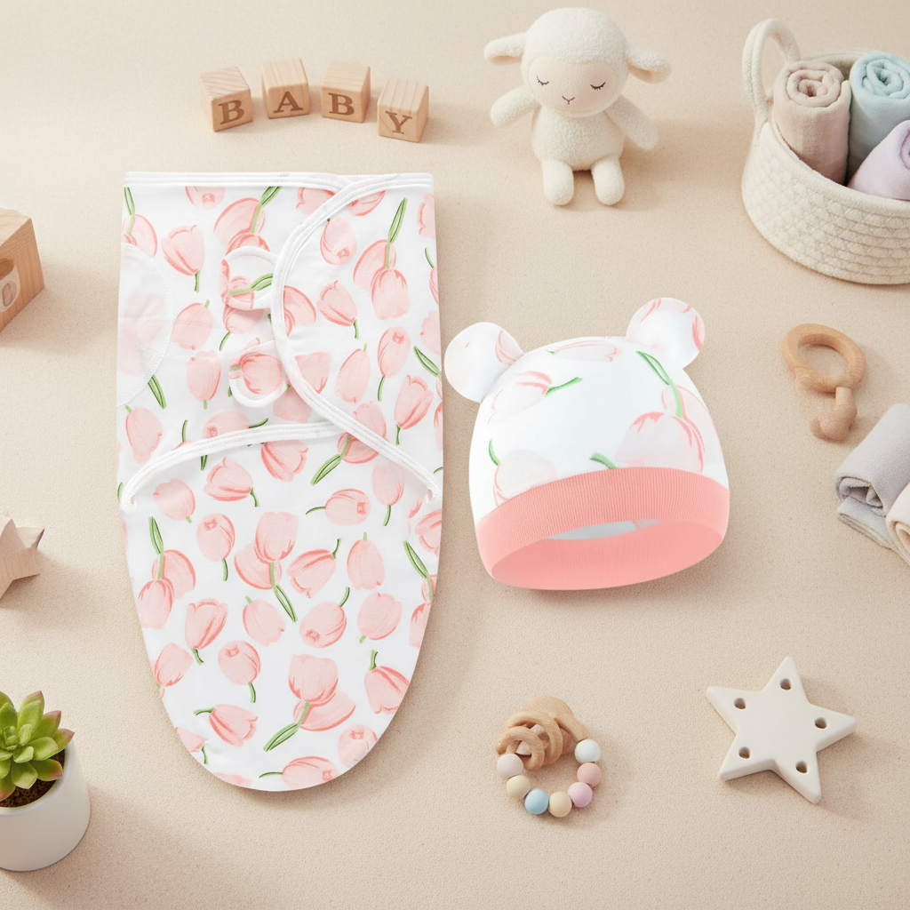 SnuggleBear – Suave y cálida: manta envolvente para bebés