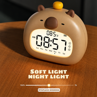 Thumbnail for CappyClock – Bonito y multifuncional: despertador digital para niños con luz nocturna