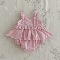 Thumbnail for TinyBloom – Bonito y suave – Vestidito con volantes para bebés y niños pequeños