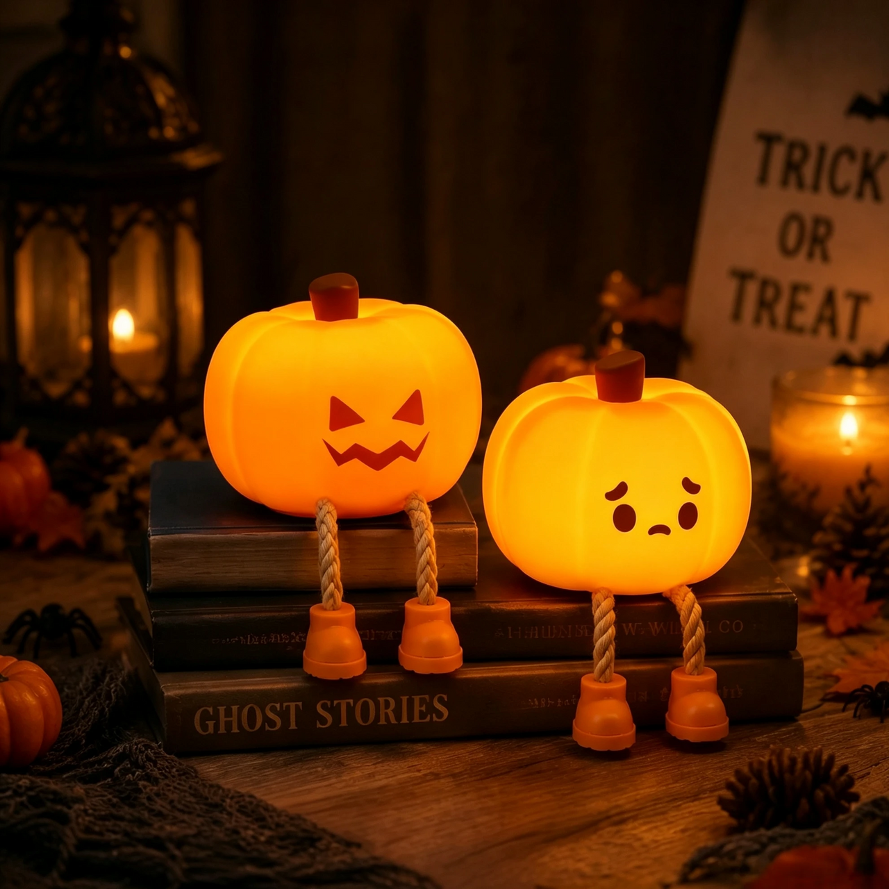 SpookyLamp – Bonita y acogedora: lámpara nocturna de Halloween