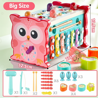 Thumbnail for Montessori Hammering Toy – Motricidad y aprendizaje – Set de juego 8 en 1