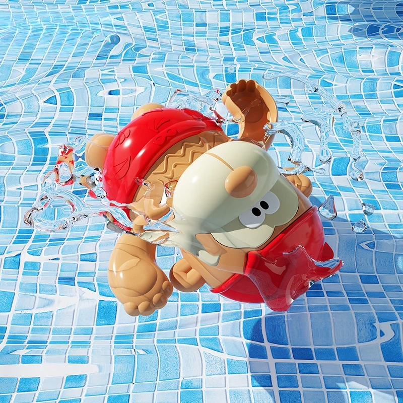 Clockwork Monkey Toy – Diversión y juegos acuáticos – Juguete de baño de cuerda