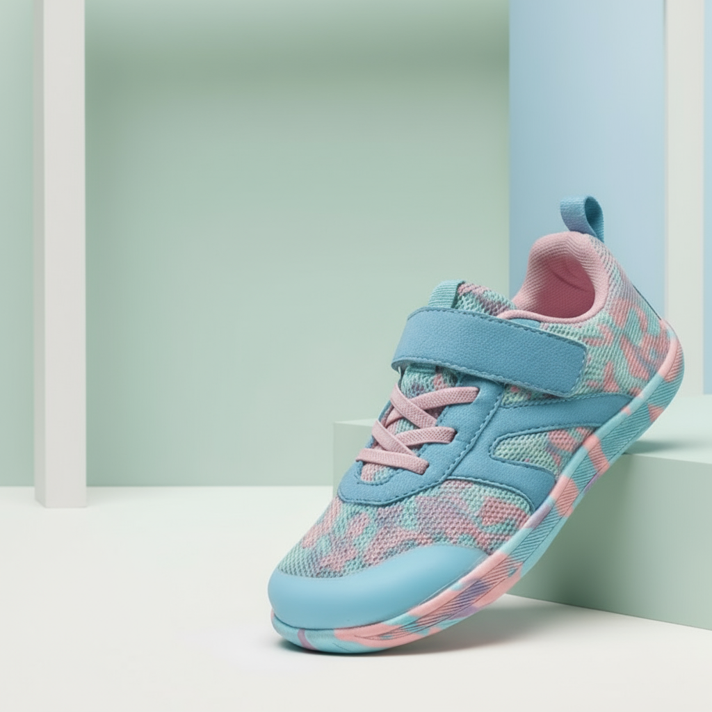 RunCoast – Fresca y flexible: zapatilla antideslizante Barefoot para niños