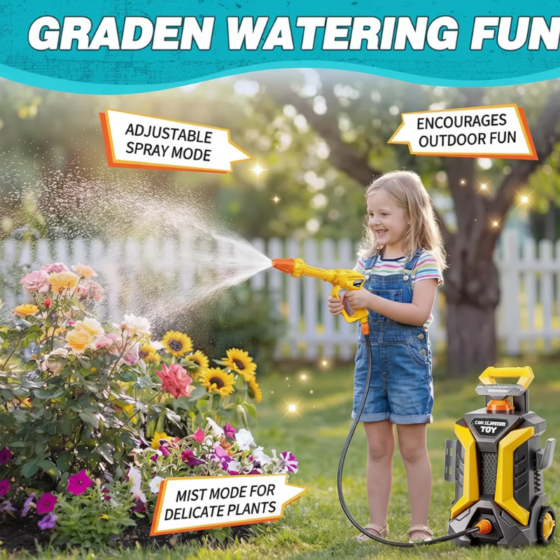 PowerWash – Seguro y divertido: juguete para que los niños laven el coche