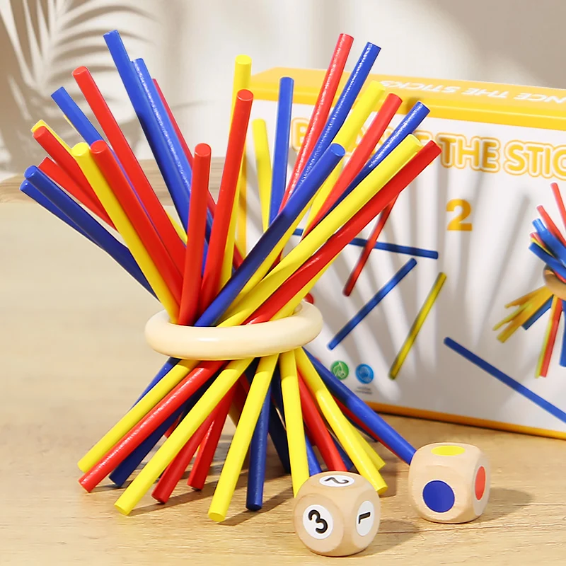Wooden Stick Battle Game – Razonamiento e Interacción – Juego de mesa estratégico
