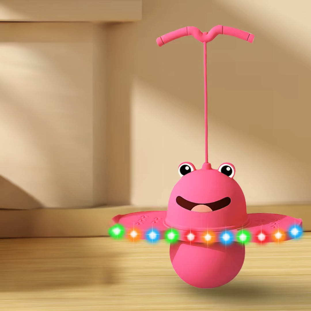 PlayLeap – Equilibrio y energía – Pogo Stick Rana