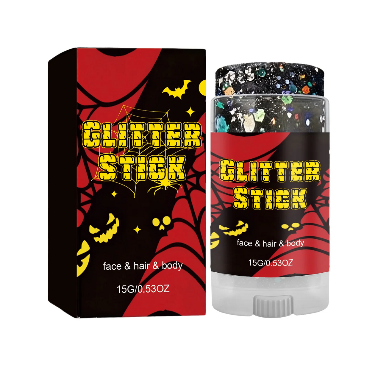 GlitterPop – Brillante y festivo: barra de purpurina de Halloween para el rostro, el pelo y el cuerpo