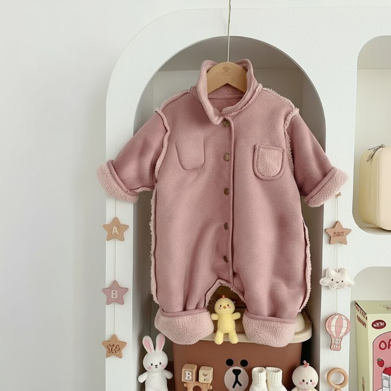 CozyNest – Cómodo y moderno: mono grueso de invierno con capucha