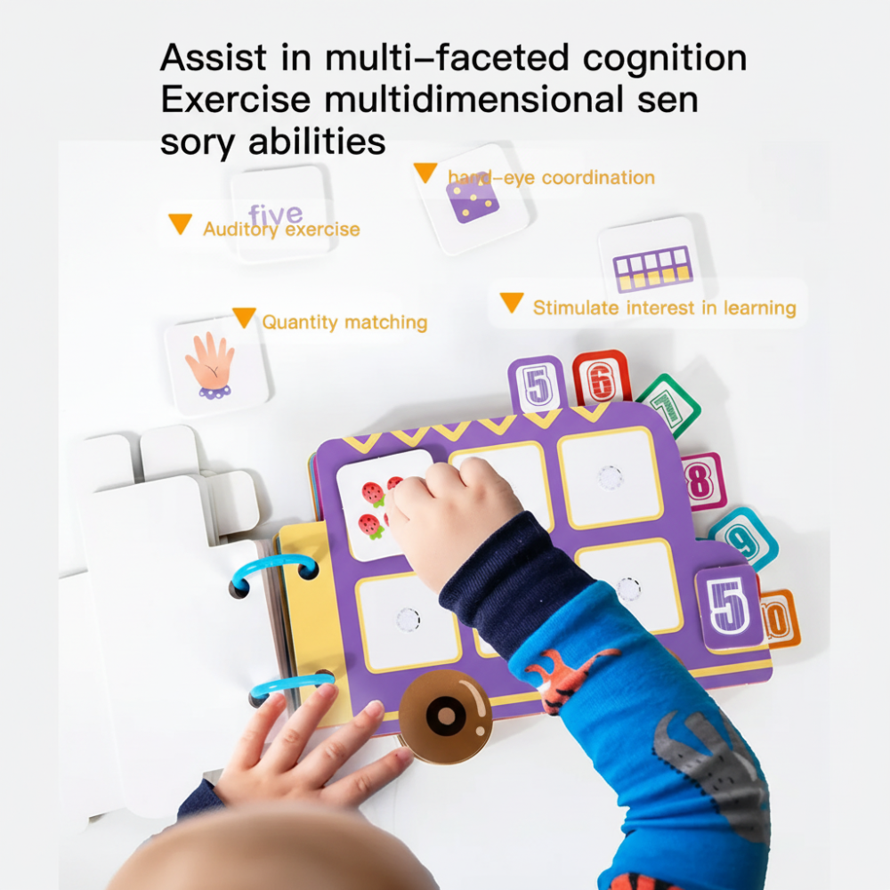 SmartCount – Educativo y lúdico – Cuaderno de números con actividades para contar