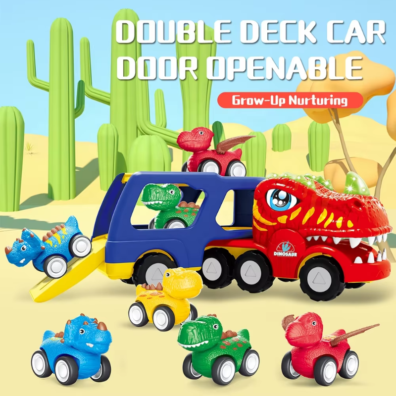 DinoDrive – Creativo y aventurero – Set de juego «Camión 5 en 1»