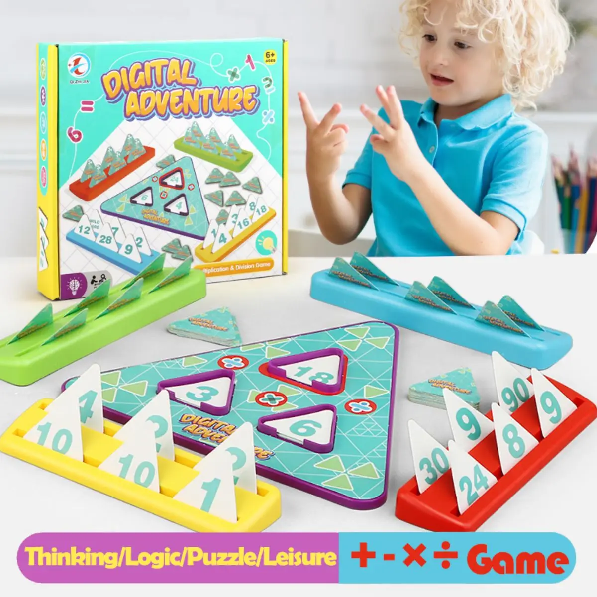 SmartLearners – Divertido y educativo – Juego de rompecabezas matemático