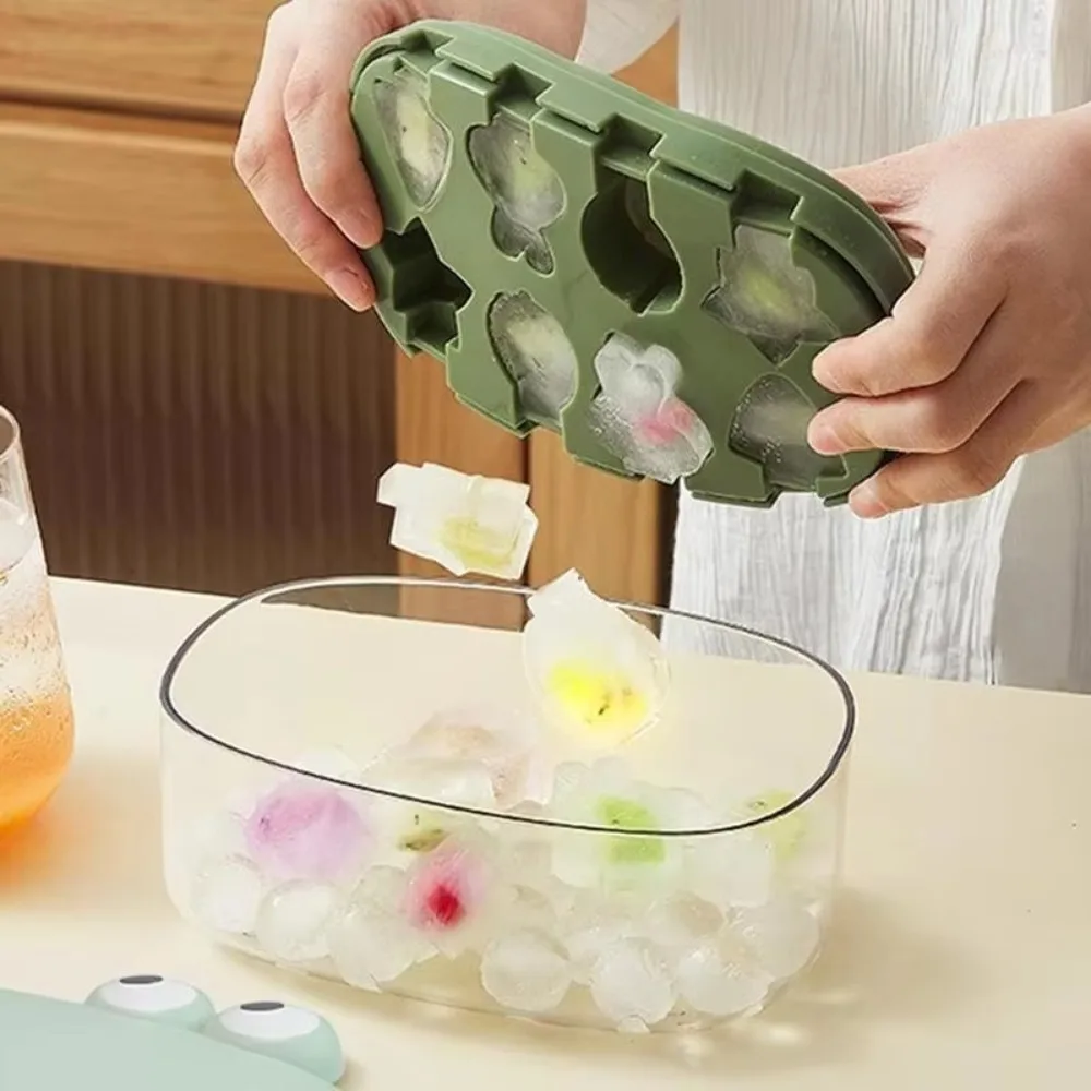 LollyFun – Creativo y práctico: molde de silicona para helados con recipiente para guardarlos