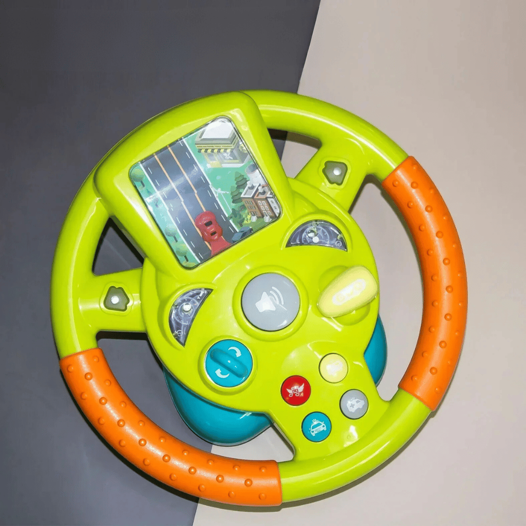 Toy Steering Wheel™ - Volante Mini, Maxi-Fun - Volante de juguete