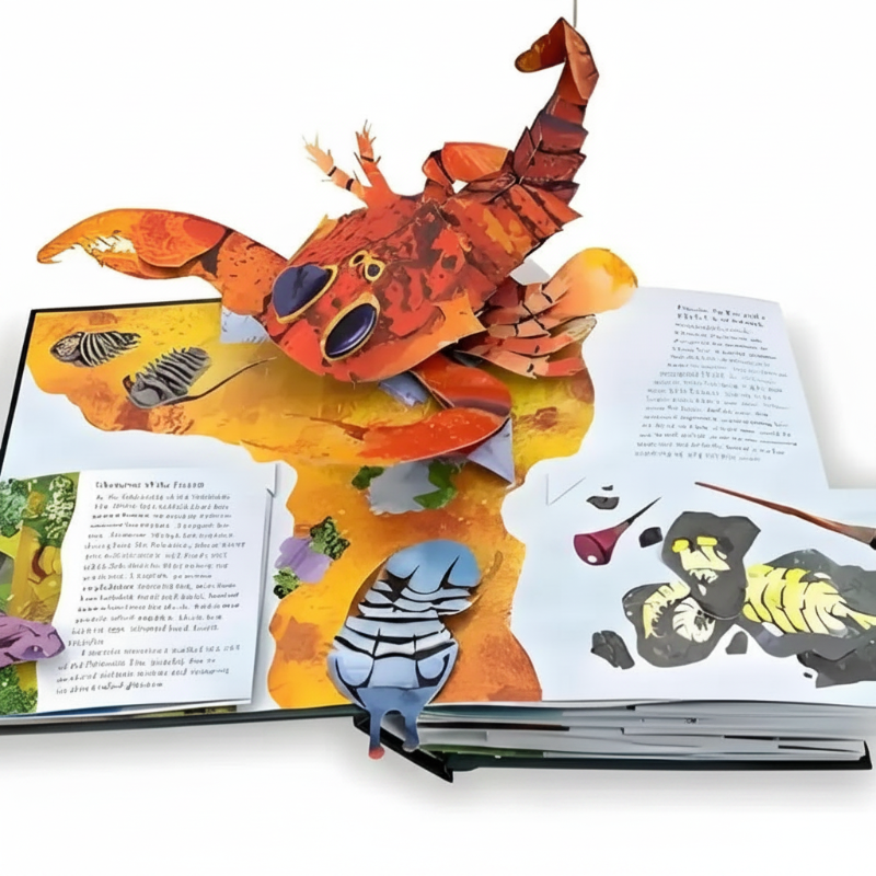 JurassicKids – Emocionante y educativo: libro pop-up «Enciclopedia de dinosaurios en 3D»