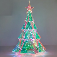 Thumbnail for CrystalGlow – Festivo y acogedor: árbol de Navidad decorativo con luces LED