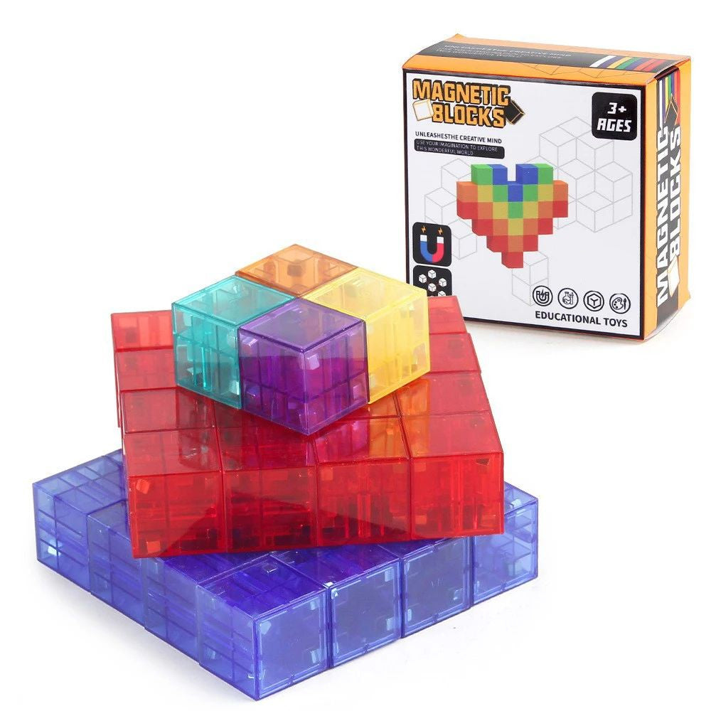 Magic Cubes - Fantasía y diversión: bloques magnéticos para construir