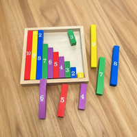 Thumbnail for TinyMath – Didáctico y educativo – Tablero de cálculo con números de madera