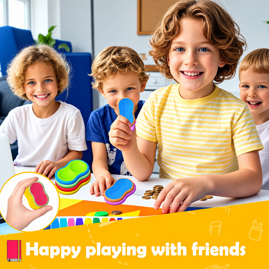 SensorySlide – Relajante e interactivo: juguetes magnéticos para calmar la inquietud