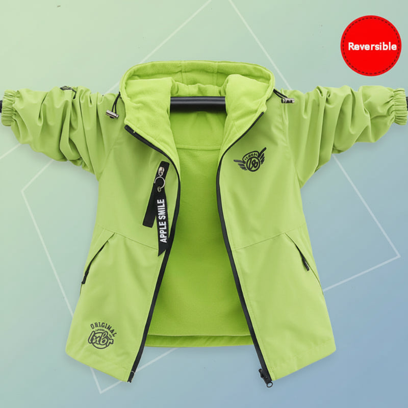Reversible Kids Jacket – Impermeable y cortavientos – Chaqueta ligera