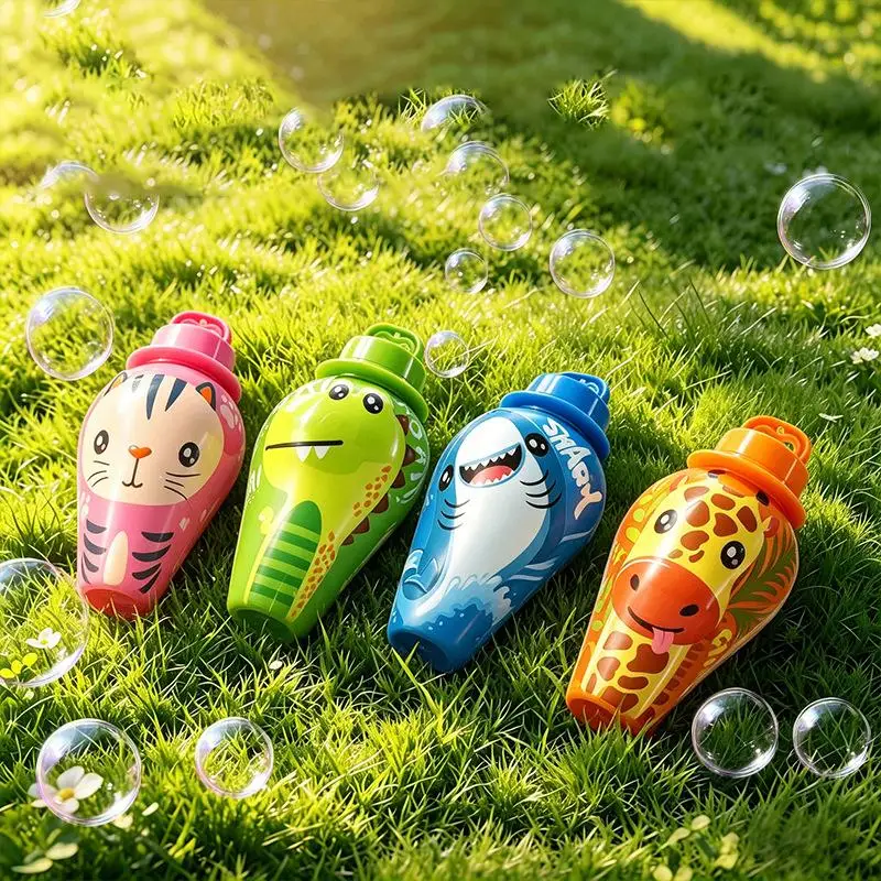 BubblePals – Alegre y divertido – Mini máquina de pompas antiderrame con diseño de animales