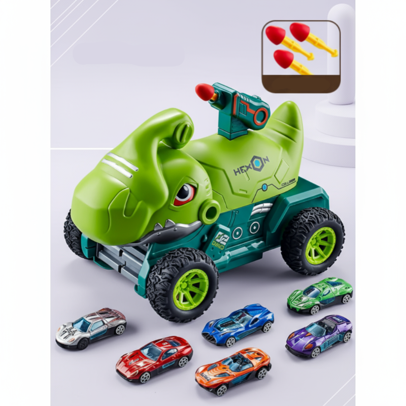TurboRex – Aventurero e interactivo: coche de juguete dinosaurio