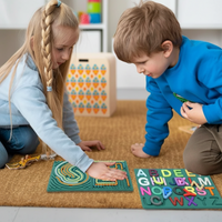 Thumbnail for BrainyKids – Educativo y sensorial – Tablero de actividades de silicona con letras