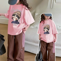 Thumbnail for CuteStyle – A la última y cómoda: camiseta con estampado de dibujos animados oversize