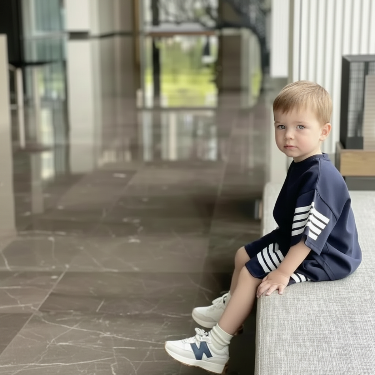 MiniSport – Deportivo y casual – Conjunto de 2 piezas con pantalón corto y camiseta