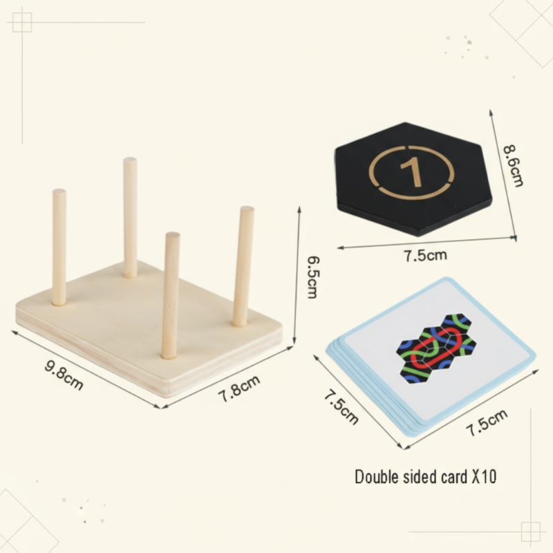 LogicStack – Inteligente y educativo – Juego de clasificación de formas y números
