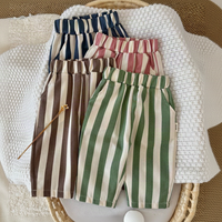 Thumbnail for SoftStripe – Suaves y cómodos: pantalones para bebé con diseño a rayas