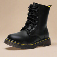 Thumbnail for BlackLine – Resistentes y cómodas: botas militares con cordones